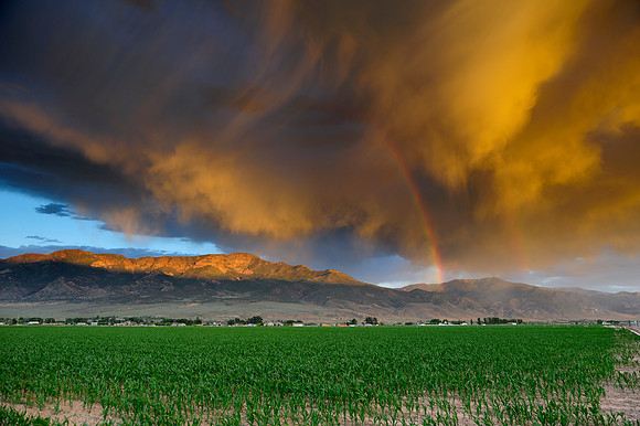 Sunset in Richfield, UT