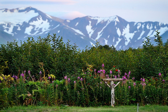 View of Aleutian Range