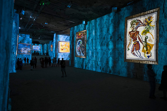 Carrieres de Lumieres, Les Baux