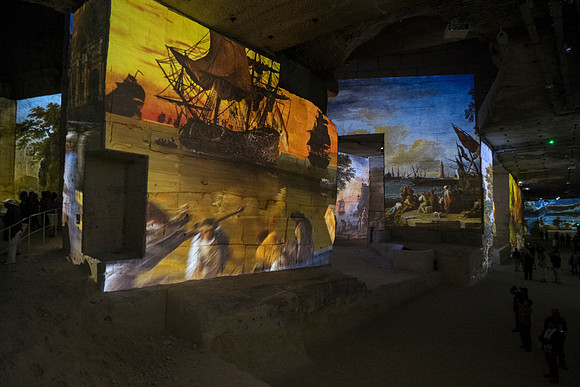 Carrieres de Lumieres, Les Baux