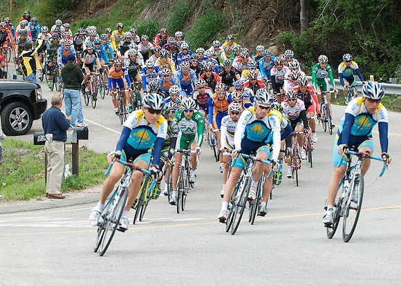 2008 Tour of California, Santa Barbara to Santa Clarita start