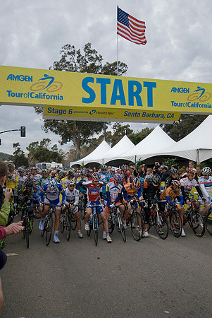 2008 Tour of California, Santa Barbara to Santa Clarita start