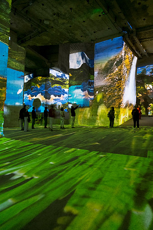 Carrieres de Lumieres, Les Baux