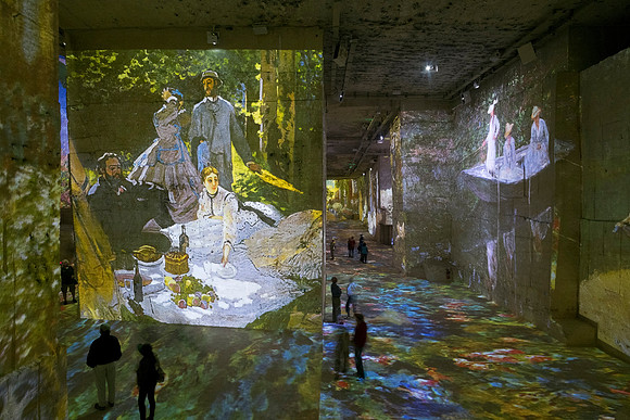 Carrieres de Lumieres, Les Baux